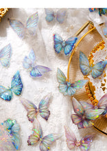 Load image into Gallery viewer, Crystal Series Butterfly Laser Decorative Stickers