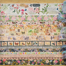 Load image into Gallery viewer, Winged Wonders Washi Tape Set (18 pcs)