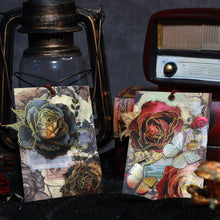 Load image into Gallery viewer, Vintage Style Gold Foiled Rose Stickers