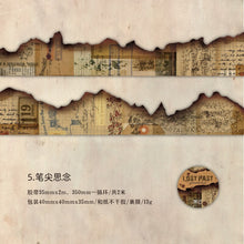 Load image into Gallery viewer, Lost Past Series Vintage Washi Tapes ( 6 Designs)