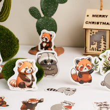 Load image into Gallery viewer, Cute Raccoon Stickers Set