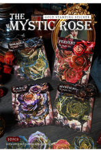 Load image into Gallery viewer, Vintage Style Gold Foiled Rose Stickers