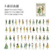 Load image into Gallery viewer, Vintage Style Modern Series Stickers