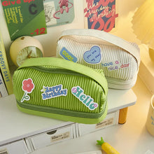 Load image into Gallery viewer, Double Pocket Large Capacity Pen Pouch