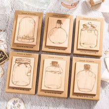 Load image into Gallery viewer, Vintage Dream in Bottle Large Wooden Stamps (6 Design)