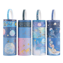 Load image into Gallery viewer, Galaxy Series Gold Foiled Universe Washi Tape Set (20 Rolls)