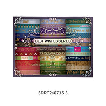 Load image into Gallery viewer, Midnight Gothic Washi Tape Collection – Vintage Edition