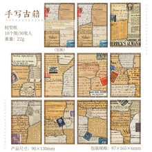 Load image into Gallery viewer, The Heart of Sewing Series Vintage Material Papers (6 Designs)