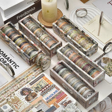 Load image into Gallery viewer, Retro Nature Washi Tape Sets (20 pcs a set)