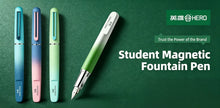 Load image into Gallery viewer, HERO Aurora Gradient Fountain Pen Set – Signature Edition