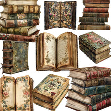 Load image into Gallery viewer, Vintage Style Mini Books Stickers