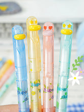 Load image into Gallery viewer, Crystal Duckie Gel Pen Set – Kawaii Writing Edition