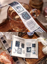 Load image into Gallery viewer, Time Notes Series Floral Gilded Washi Tapes (4 Designs)