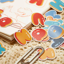 Load image into Gallery viewer, Bubble Alphabet & Number Stickers