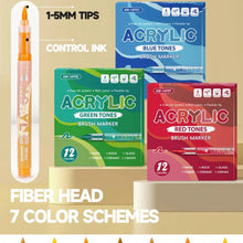 Load image into Gallery viewer, ColorMuse Acrylic Brush Marker Set – Artist Edition