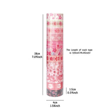 Load image into Gallery viewer, ๐ธ Sakura Blossom Washi Tape Collection โ Spring Edition