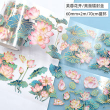 Load image into Gallery viewer, Floral Universe Gold Foiled Washi Tapes