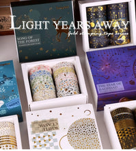 Load image into Gallery viewer, The Floating Series Gold Foiled Washi Tape Sets (10 pcs a set)