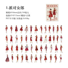 Load image into Gallery viewer, Vintage Style Modern Series Stickers