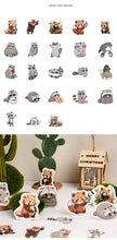 Load image into Gallery viewer, Cute Raccoon Stickers Set