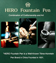 Load image into Gallery viewer, HERO Aurora Gradient Fountain Pen Set – Signature Edition