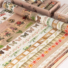 Load image into Gallery viewer, Vintage Style Japanese Summer Series Washi Tape Sets (18 Rolls)