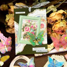 Load image into Gallery viewer, Mirror Dream Series Gold Foiled Butterfly Stickers - Limited Edition
