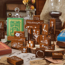 Load image into Gallery viewer, Vintage Style Nature Rubber Stamps Sets (6pcs)