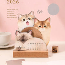 Load image into Gallery viewer, Paws & Tails 2026 Desk Calendar