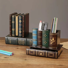 Load image into Gallery viewer, Grand Library Desk Organizer – Vintage Edition