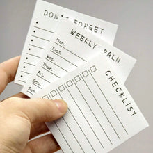 Load image into Gallery viewer, Pocket Planner Sticky Memo Pad – Everyday Edition