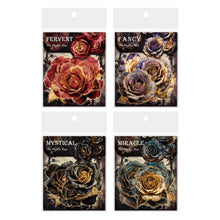 Load image into Gallery viewer, Vintage Style Gold Foiled Rose Stickers