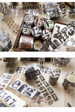 Load image into Gallery viewer, Vintage Style Digital Age Series Masking Washi Tape