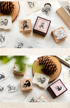Load image into Gallery viewer, Curious Cat Rubber Stamps