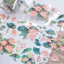 Load image into Gallery viewer, Floral Universe Gold Foiled Washi Tapes