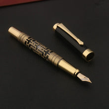 Load image into Gallery viewer, Golden Midnight Fountain Pen - Limited Edition