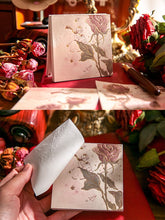 Load image into Gallery viewer, Rose Garden Memoire: Vintage Foil Stamped Sticky Notes