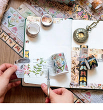 Load image into Gallery viewer, Winged Wonders Washi Tape Set (18 pcs)