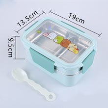 Load image into Gallery viewer, San-X Character Stainless Steel Double-layer Lunch Box (3 Colors)