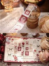 Load image into Gallery viewer, Time Notes Series Floral Gilded Washi Tapes (4 Designs)