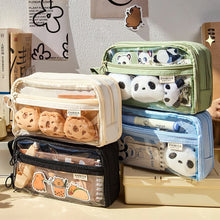 Load image into Gallery viewer, Dual-side Transparent Large Capacity Pencil Case