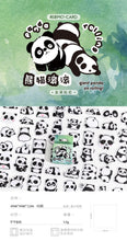 Load image into Gallery viewer, Rolling Panda Kawaii Stickers