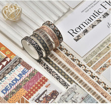Load image into Gallery viewer, Retro Nature Washi Tape Sets (20 pcs a set)