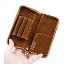 Load image into Gallery viewer, Voyager Leather Fountain Pen Case