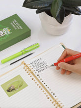 Load image into Gallery viewer, Folk Dance Panda Erasable Fountain Pen Sets