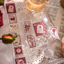 Load image into Gallery viewer, Time Notes Series Floral Gilded Washi Tapes (4 Designs)