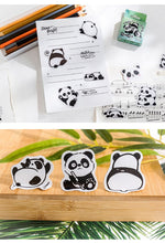 Load image into Gallery viewer, Rolling Panda Kawaii Stickers