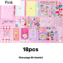 Load image into Gallery viewer, Pastel Pages A6 Ring Planner – Kawaii Edition