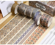 Load image into Gallery viewer, Exotic Charm Washi Tape Sets (12 Pcs a set)