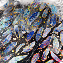 Load image into Gallery viewer, Dream Feather Gold Foiled Stickers